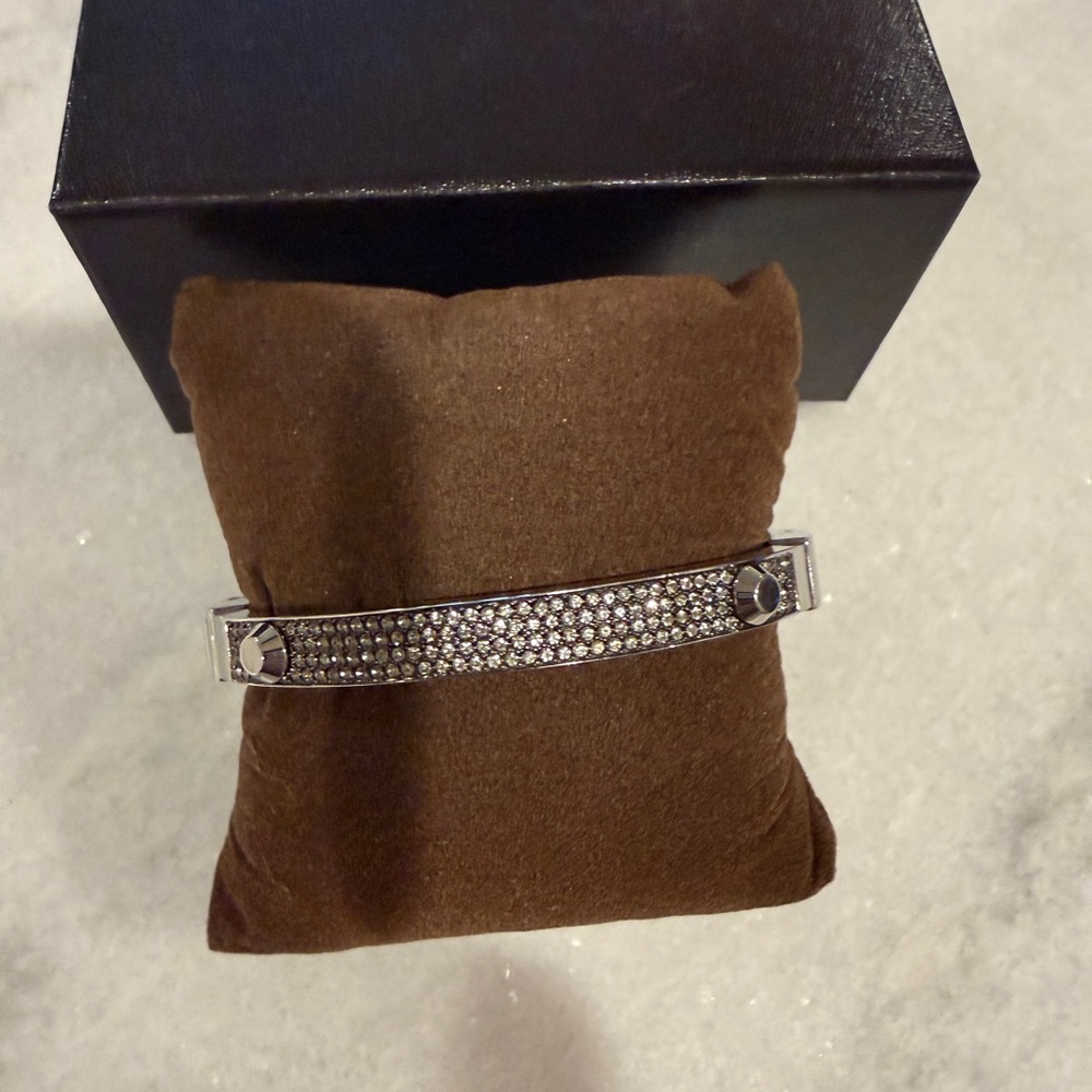Michael Kors Silver pave bangle Bracelet.